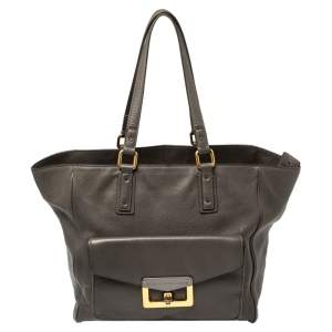 Marc by Marc Jacobs Grey Leather Bianca Hayley Tote