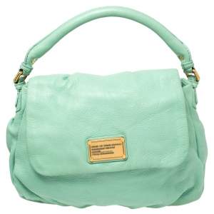 Marc by Marc Jacobs Green Leather Classic Q Lil Ukita Top Handle Bag