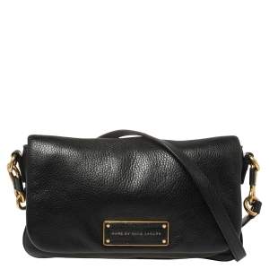Pre Owned Marc by Marc Jacobs Black Leather Too Hot To Handle Crossbody Bag