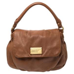 Pre Owned Marc by Marc Jacobs Brown Leather Classic Q Lil Ukita Top Handle Bag