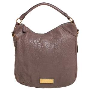 Marc by Marc Jacobs Taupe Leather Classic Q Hillier Hobo