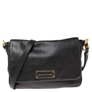 Pre Owned Marc by Marc Jacobs Black Leather Too Hot To Handle Crossbody Bag
