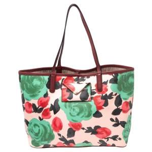 Marc by Marc Jacobs Multicolor Coated Canvas and Leather Metropolitote Jerrie Rose Tote