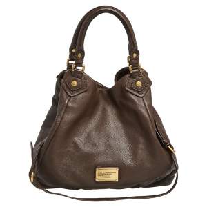 Marc by Marc Jacobs Brown Leather Classic Q Francesca Tote