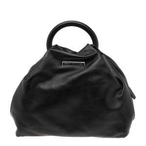 Marc by Marc Jacobs Black Leather Top Handle Bag
