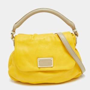 Marc by Marc Jacobs Tri Color Leather Classic Q Lil Ukita Top Handle Bag