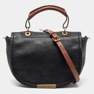 Marc by Marc Jacobs Black /Brown Leather Top Handle Bag