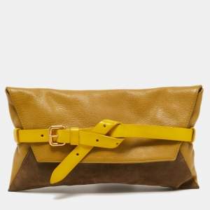 Marc by Marc Jacobs Tri Color Leather and Suede Belt Clutch