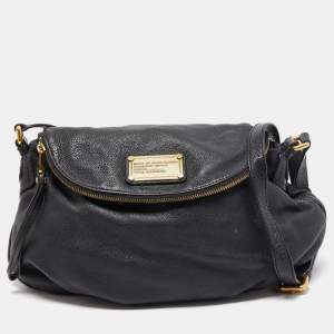 Pre Owned Marc by Marc Jacobs Black Leather Classic Q Natasha Crossbody Bag