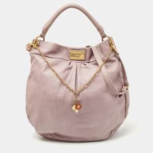 Marc by Marc Jacobs Lilac Leather Classic Q Hillier Hobo