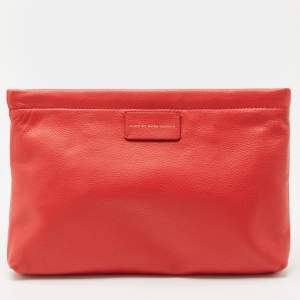 Marc by Marc Jacobs Red Leather Can't Clutch