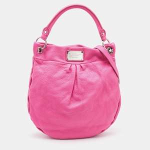 Marc by Marc Jacobs Pink Leather Classic Q Hillier Hobo