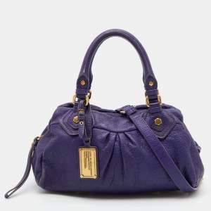 Marc by Marc Jacobs Purple Leather Classic Q Baby Groovee Bag