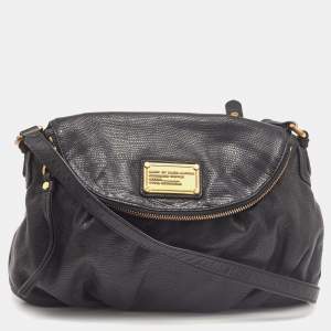Pre Owned Marc by Marc Jacobs Black Leather Classic Q Natasha Crossbody Bag