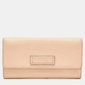 Marc by Marc Jacobs Peach Leather Too Hot To Handle Trifold Wallet