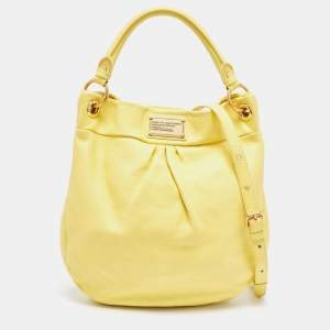 Marc by Marc Jacobs Yellow Leather Classic Q Hillier Hobo