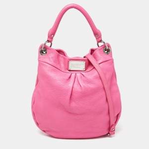 Marc by Marc Jacobs Pink Leather Classic Q Hillier Hobo