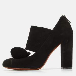 Marc by Marc Jacobs Black Suede Pumps Size 38.5