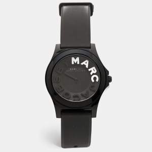 Marc by Marc Jacobs Black Perspex Rubber Sloane MBM4025 Women's Wristwatch 39 mm