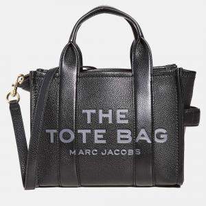 Marc Jacobs Black Leather Women's The Leather Mini Tote Bag