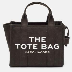 Marc Jacobs Black Canvas Small The Tote Bag