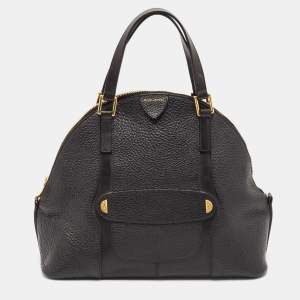 Marc Jacobs Black Leather Bowery Sutton Satchel