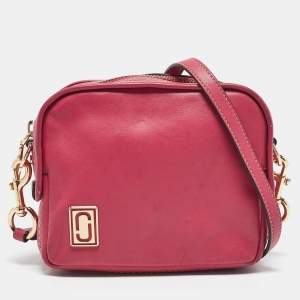 Marc Jacobs Pink Leather The Mini Squeeze Crossbody Bag