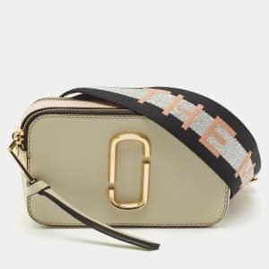 Pre Owned Marc Jacobs Tricolor Patent Leather Snapshot Camera Crossbody Bag