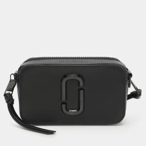 Marc Jacobs Black Patent Leather Snapshot Camera Crossbody Bag