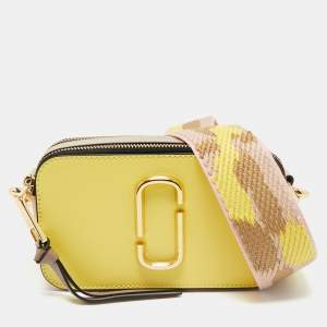 Marc Jacobs Tricolor Patent Leather Snapshot Camera Crossbody Bag