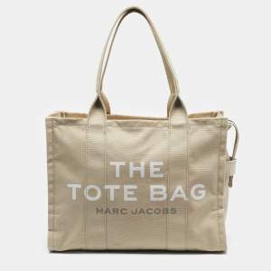 Marc Jacobs Beige Canvas Large The Tote Bag