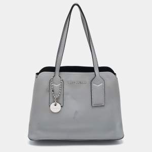 Pre Owned Marc Jacobs Grey Leather The Editor Tote