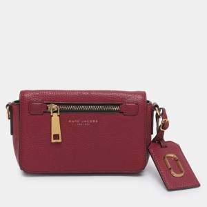 Pre Owned Marc Jacobs Magenta Leather Gotham Crossbody Bag