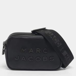 Pre Owned Marc Jacobs Black Leather Flash Crossbody Bag