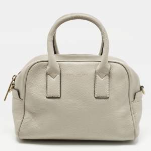 مملوكة مسبقًا Marc Jacobs Gotham Light Beige Leather Bauletto Bag