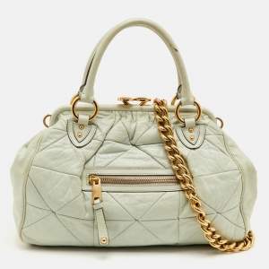 مملوكة مسبقًا حقيبة ساتشل مارك جاكوبس ستام جلد مبطن أحمر