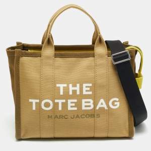 مملوكة مسبقًا حقيبة يد مارك جاكوبس المتوسطة جلد بني