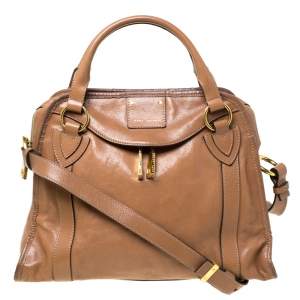 Pre Owned Marc Jacobs Brown Leather Wellington Fulton Satchel 