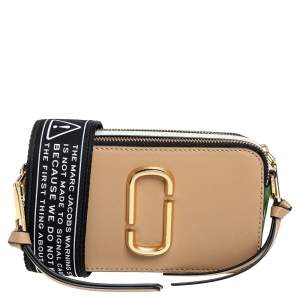 Marc Jacobs Tri Color Leather Snapshot Camera Crossbody Bag