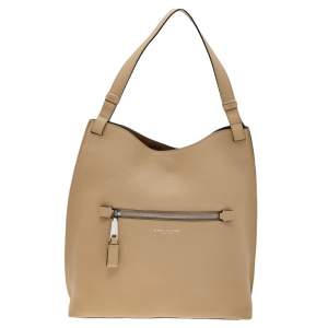 Marc Jacobs Beige Leather Large Waverly Hobo