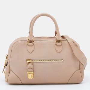 Marc Jacobs Beige Leather Small Venetia Satchel