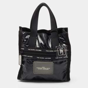 Marc Jacobs Black Polyester Mini Ripstop Tote 