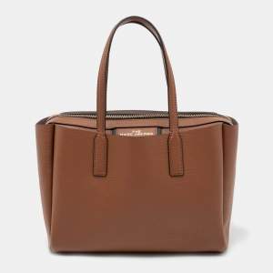 Pre Owned Marc Jacobs Brown Leather The Protege  Tote