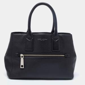 Marc Jacobs Black Leather Gotham North South Tote