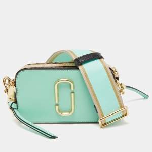 Marc Jacobs Tri Color Leather Snapshot Camera Crossbody Bag
