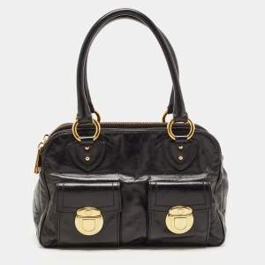 Marc Jacobs Black Leather Blake Satchel