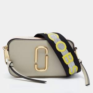 Marc Jacobs Tri Color Leather Snapshot Camera Crossbody Bag