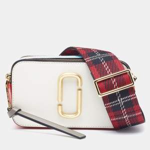 Marc Jacobs Tri Color Leather Snapshot Camera Crossbody Bag