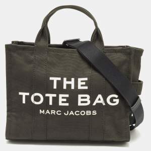 Marc Jacobs Black Canvas The Tote Bag 