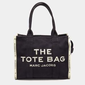Marc Jacobs Black/White Canvas The Tote Bag